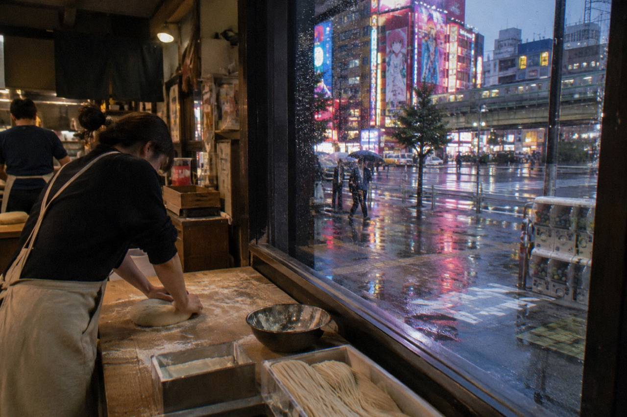 Ramen Making from Scratch +Akihabara Tour –Tokyo Cooking Class